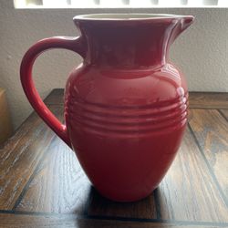 Red Le Creuset Pitcher