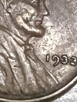 1932 No Mint Mark Lincoln Wheat Penny