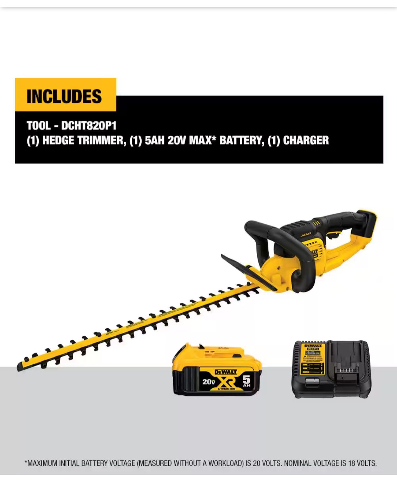 Dewalt Hedge Trimmer Kit