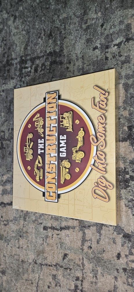 The Construction Game "Dig Into Some Fun" (2002) RARE Brand New Factory Sealed!!