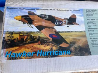 Hawker Hurricane R/C airplane kit