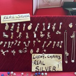 Real Silver Charms Any Each 10$