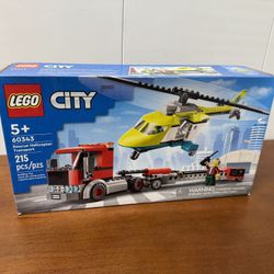 Lego City Rescue Helicopter Transport