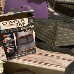 Copper Fit Back Support New