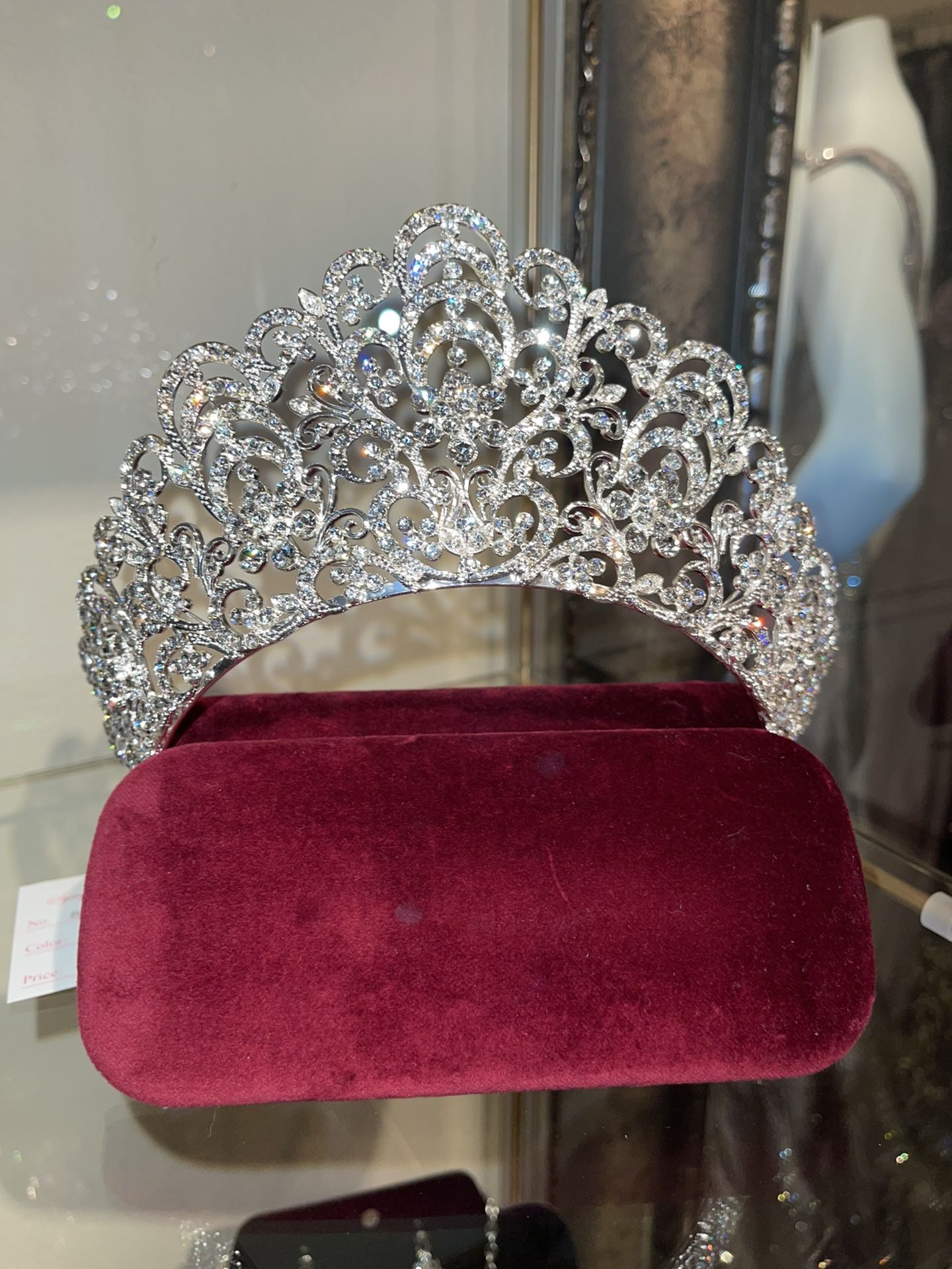 Swarovski Crystal Crown  Corona Tiara 