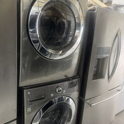 washer dryer gas lg front load 