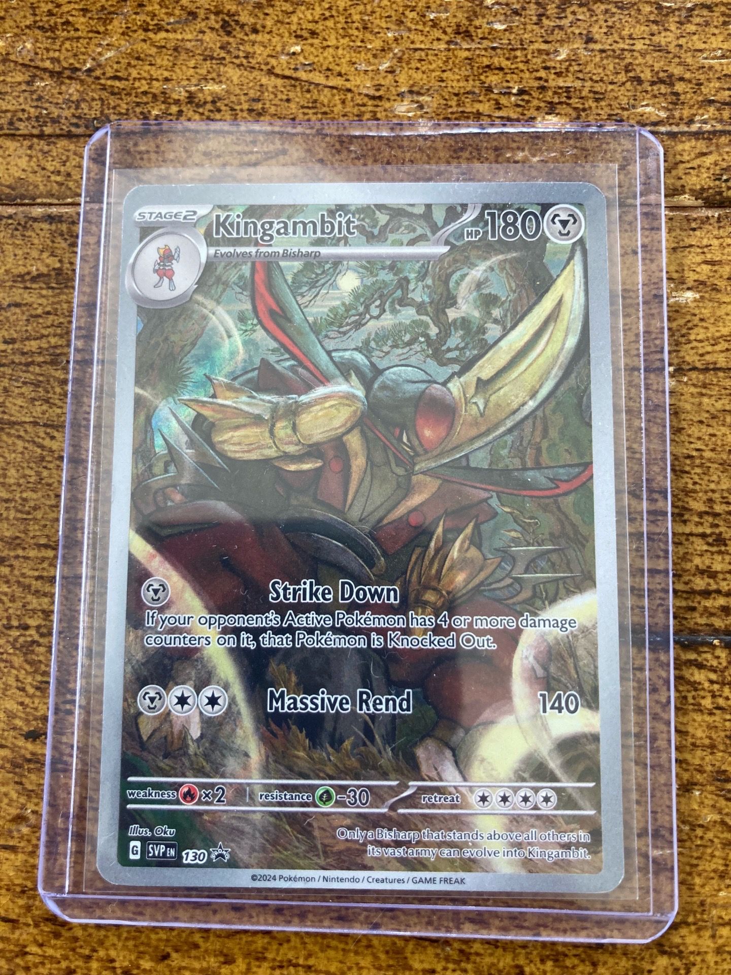 Kingambit Pokemon Card
