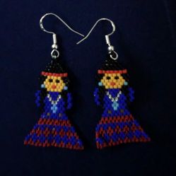 Indian Girl Earrings Hand Made