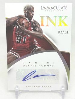 DENNIS RODMAN AUTO /10 2014 Immaculate Collection Ink