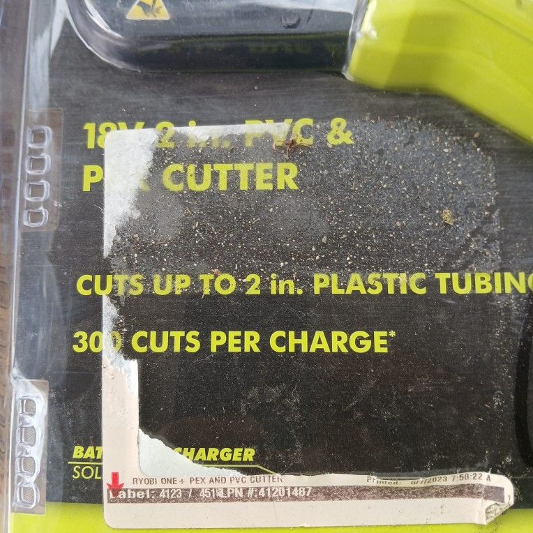 RYOBI
ONE+ 18V Lithium-Ion Cordless PVC and PEX Cutter (Tool Only)