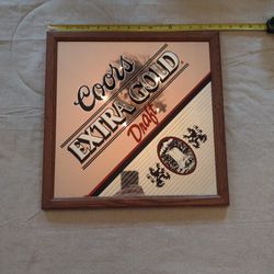 Coors Light Extra Gold Bar Sign 