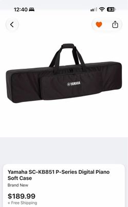 Yamaha SC-KB851 P-Series Digital Piano Soft Case