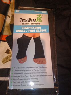 Brand new compression ankle foot sleeves
