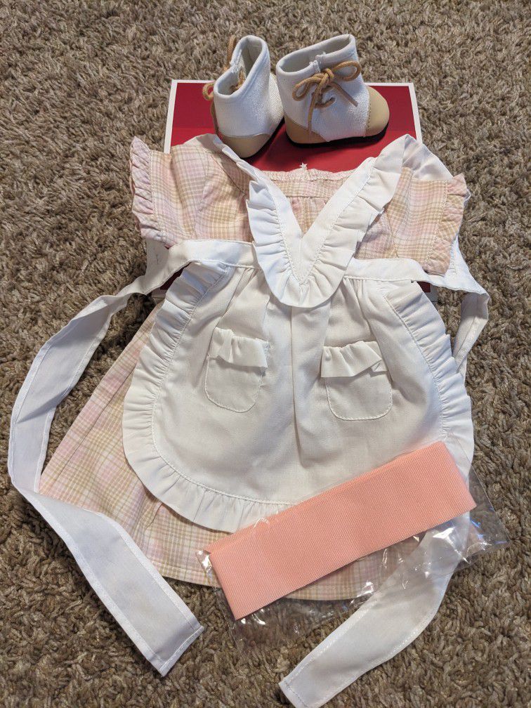 American Girl, Addy's Plaid Summer Set, Excellent Condition, Complete, In box