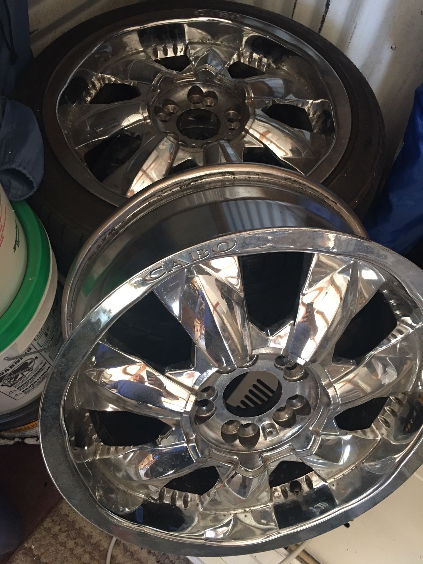 17 inch Cabo 5 lug universal rims