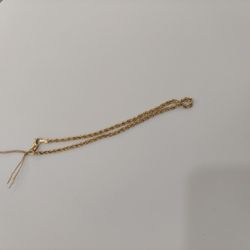 14k 1.4g 8.5" 2.2MM Rope Bracelet 