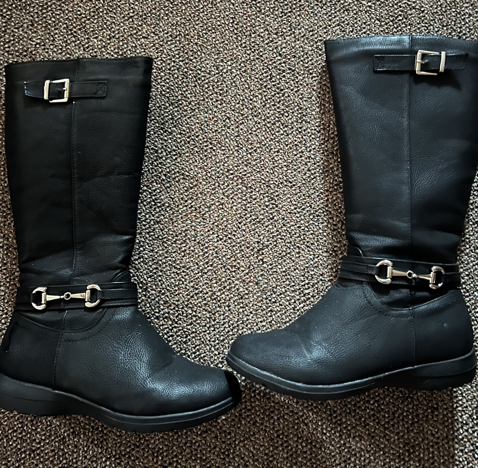 2 Pair Of Black Boots