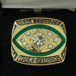 New York Jets 1969 NFL Super Bowl championship ring