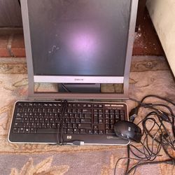 Sony Monitor Screen Keyboard &mouse With Accessories