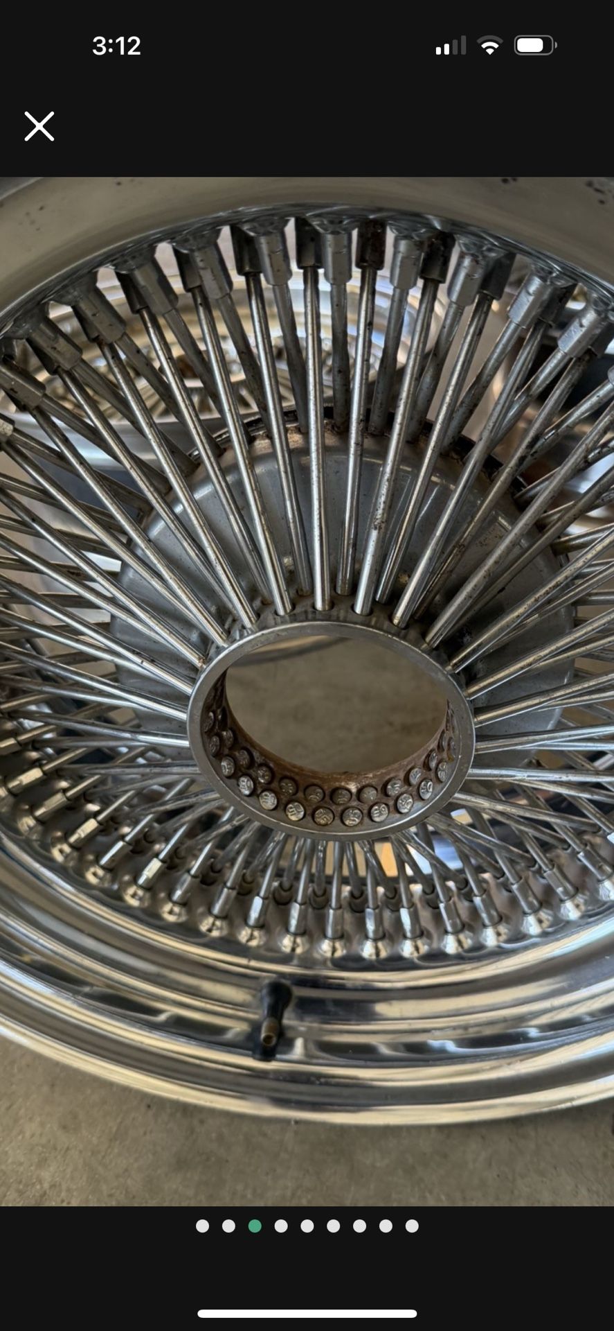Set of 15”s wire wheels 
