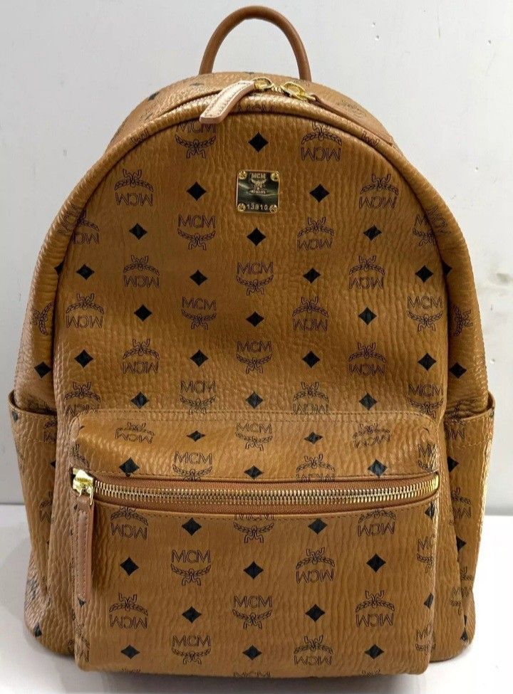 MCM Size Large Stark Studded Backpack