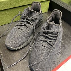 Adidas Yeezy 350 Boost V2 Black Reflective - Size 8