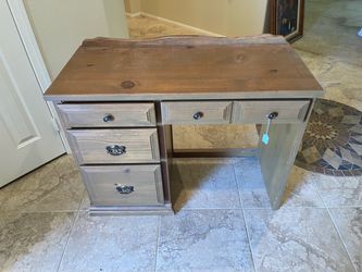 Vintage wood desk