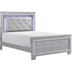 LED light Up Queen Bed Frame