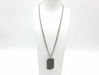 Edouard Nahum Plaque Gi Necklace 6.64 Dwt Diamonds 52.1 Grams 18k White Gold 22 Inch Jg0126oczxmia