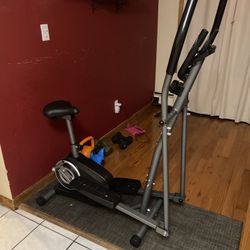 Elliptical And Bicycle 