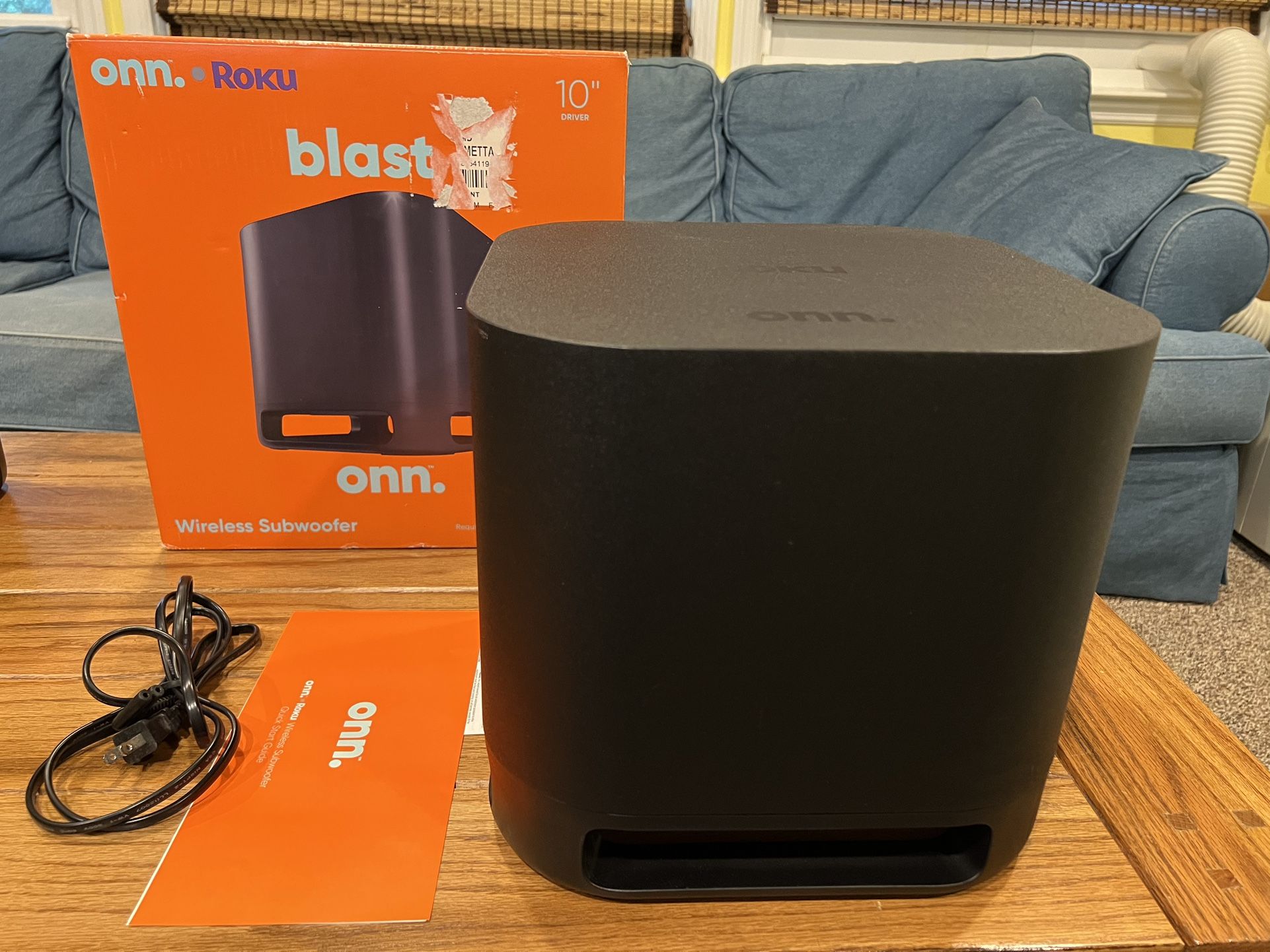Roku 10” Wireless Subwoofer 150 Watts.