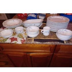 104 Pieces of Pfaltzgraff April dishes