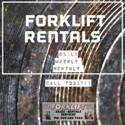 FORKLIFTS AVAILABLE 