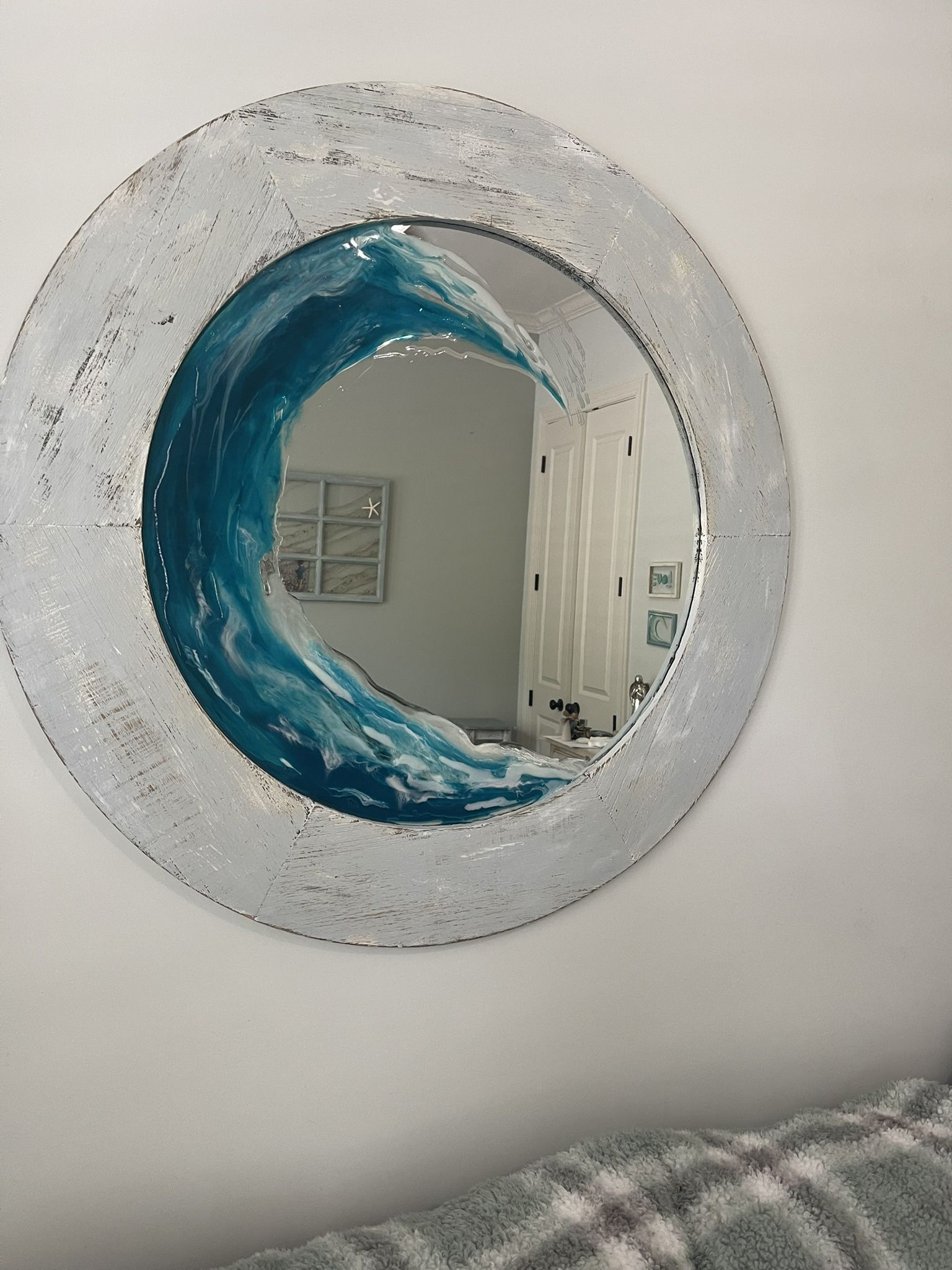 Ocean Wave Mirror