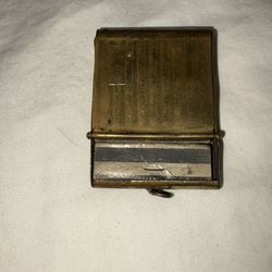 Antique Brass Matchbook Holder
