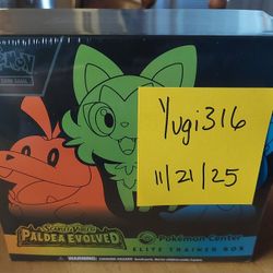 Pokémon Scarlet and Violet Paldea Evolved (Pokémon Center exclusive)