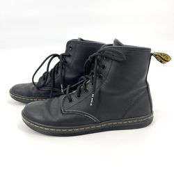 Dr. Martens Black Leather High Top Shoes Women's Size 8