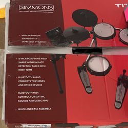 Electric Simmons Drum Set