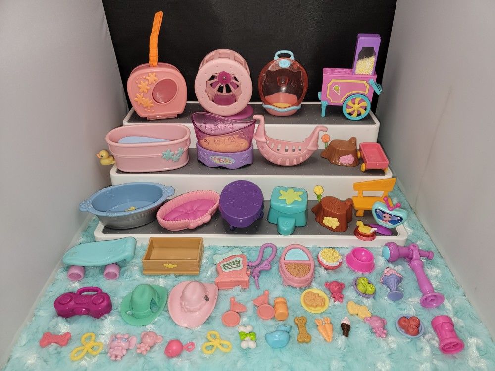 Littlest Pet Shop LPS Accessories & Furniture Lot