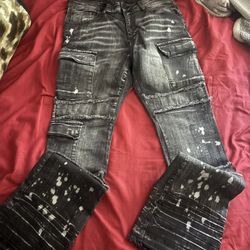 stack jeans