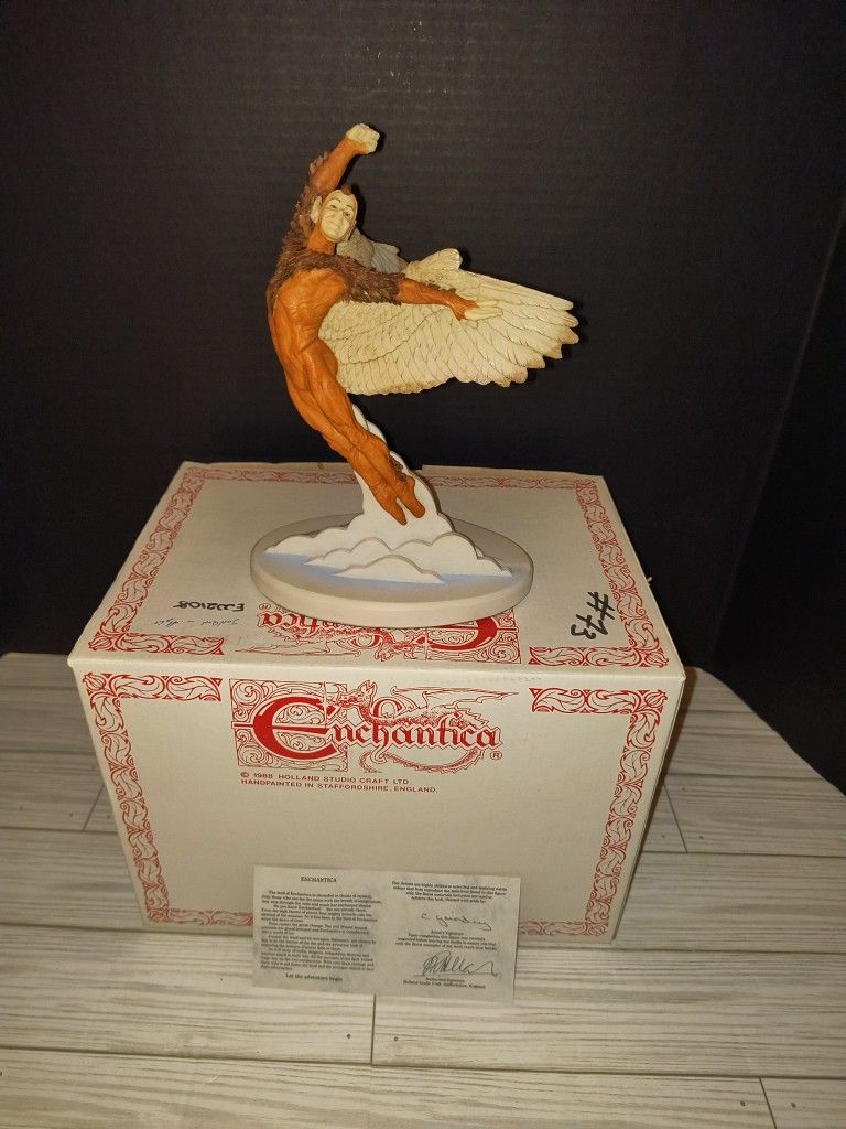 Enchantica Vintage Jonquil In Flight Collectible Statue Figurine 1993 EN2108