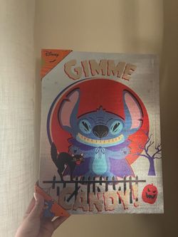 Stitch Halloween canvas