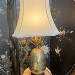 Pineapple Brass Lamp