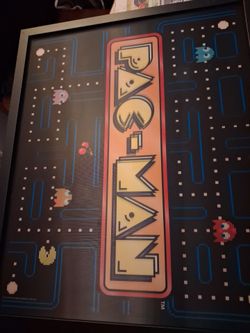 Pac man hologram sign