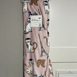 French Cat Blanket 