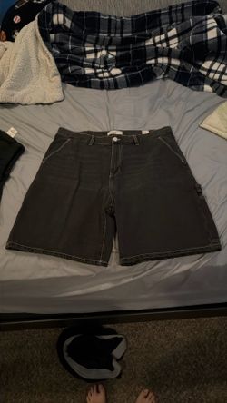 Pacsun Black Wash Carpenter Shorts