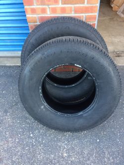 Tires. Pick up tires. 275. R16 90 percent tread must go this week to empty storage two tires matching