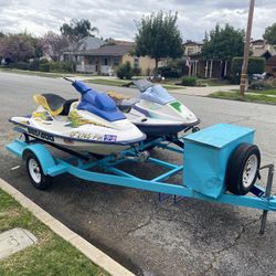 seadoos and double trailer
