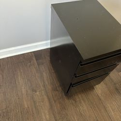 Hirsh Industries LLC 20" Deep 3 Drawer Mobile Pedestal File in Black 