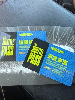 HEADTRIP shuttle passes only! 2x